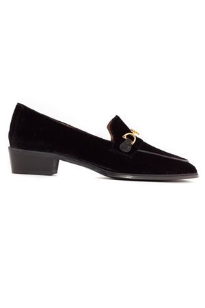 Black velvet Axel loafer ROBERTO FESTA | AXELNERO